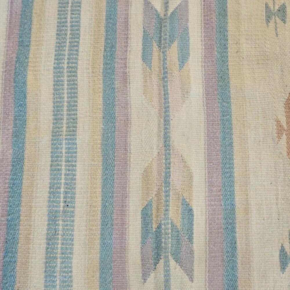 Vintage Southwest Made In Mexico Woven Rug Wall Hanging Tapestry 62"x28" - Picture 7 of 15